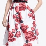 White House Black Market Rose Dress
