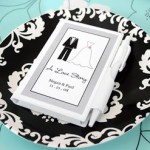 notepad wedding favors