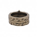 F21DimpledRingSet Forever 21 Dimpled Ring Set - A DOLLAR FIFTY, my heavens!