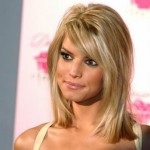 lob1 A side-swept bang makes the lob sexy and feminine a la mom-to-be Jessica Simpson.