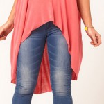 Plus size hi-low top from ASOS Curve.