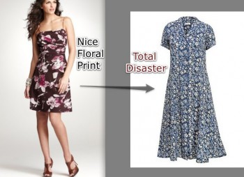 nice floral print to total disaster