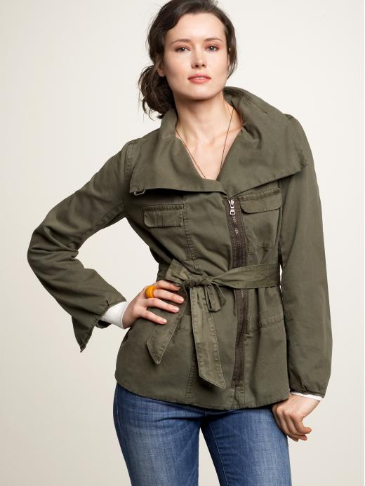 belted utility jacket