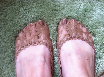 lace foot covers