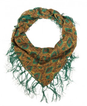 batik pattern scarf