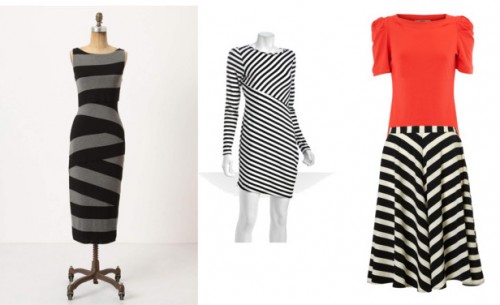 how to wear striped dresses