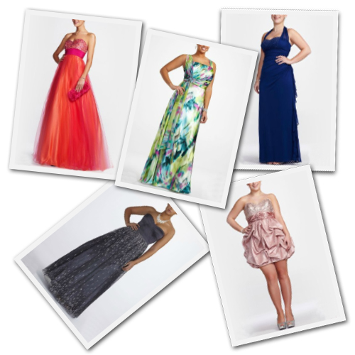 plus size prom dresses from David's Bridal