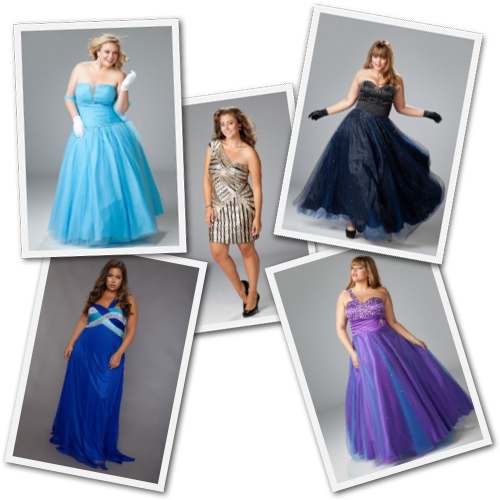 plus size prom dresses from Sydney's Closet