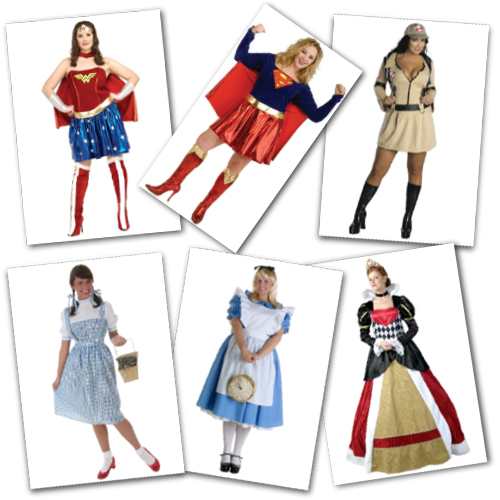 plus size super hero and storybook costumes from Halloween Costumes