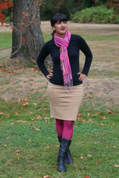 pink chai style, coloured tights, colored tights
