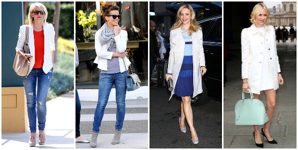 white outerwear trend