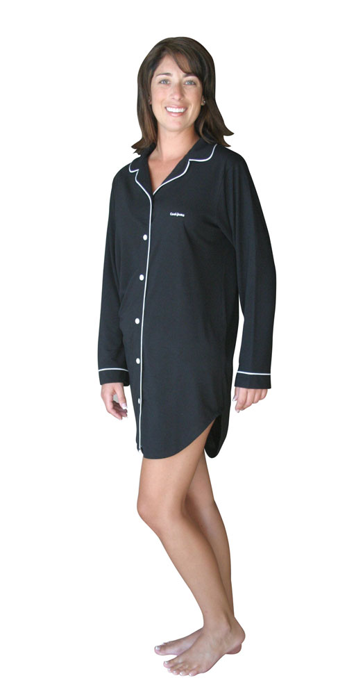 Wicking night shirt from Cool-Jams.