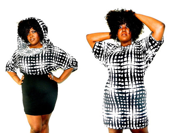 This convertible dress to cropped hoodie was designed by S. Benson.