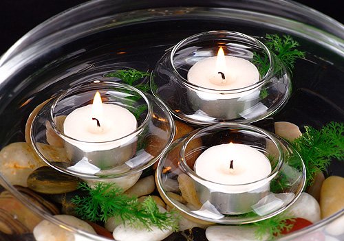 floating tea light candle holders