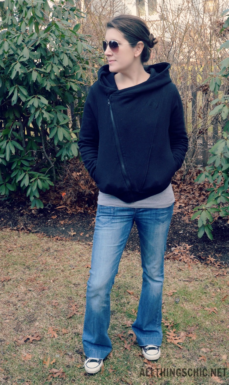stylish hoodie by North Face