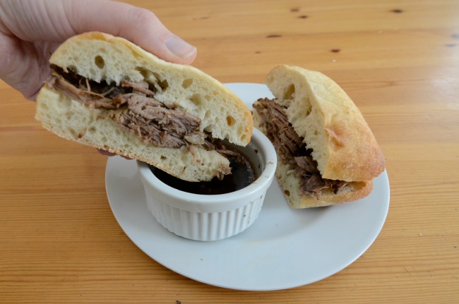 Slow Cooker French Dip Sandwiches