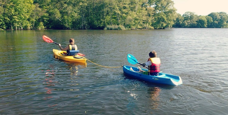 learning to kayak